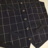 RALPH LAUREN メリノウール ニット ジレ ベスト ネイビー レディース ラルフローレン【中古】5-1001T∞