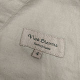 Vlas Blomme コットンリネン イージーパンツ チノ 135338 サイズ4 パンツ ベージュ レディース ヴラスブラム【中古】5-0225M△