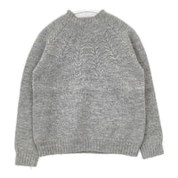 Aparaya アパラヤ ウール求心プルオーバー 英国製 セーター ニット グレー レディース【中古】5-1001T∞