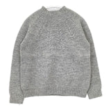 Aparaya アパラヤ ウール求心プルオーバー 英国製 セーター ニット グレー レディース【中古】5-1001T∞