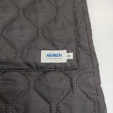 ARMEN キルティングロングコート ポーランド製 フード付き コート チャコールグレー レディース アーメン【中古】5-0914T△