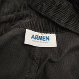 ARMEN ONE WASH 13 WALE COTTON CORDUROY SALOPETTE サイズ1 フランス製 サロペット 23AW ブラック レディース アーメン【中古】5-0213T♪