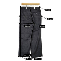 maison de SOIL 日本製 ウール パンツ チャコールグレー レディース メゾンドソイル【中古】5-1001T∞