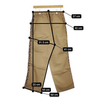 JOURNAL STANDARD LUXE 19030440006030 レオパード柄サイドライン コットン イージーパンツ パンツ ベージュ レディース ジャーナルスタンダード ラックス【中古】5-0225G△