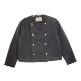 R&D.M.Co- PUFF JACKET M 定価55000円 中綿 ノーカラージャケット ブルゾン 24AW ブラック レディース オールドマンズテーラー【中古】5-0213T♪