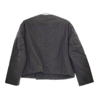 R&D.M.Co- PUFF JACKET M 定価55000円 中綿 ノーカラージャケット ブルゾン 24AW ブラック レディース オールドマンズテーラー【中古】5-0213T♪