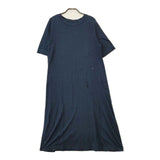 45R/45rpm インディゴ45星DRESS 定価18700円 半袖 ワンピース ネイビー レディース フォーティーファイブアールピーエム【中古】5-0517S∞