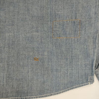 45R/45rpm おこめ平ダンガリーの908オーシャンワークシャツ（再び） 定価52800円 長袖シャツ ブルー レディース フォーティーファイブアールピーエム【中古】5-0403M∞