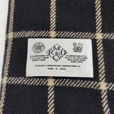 R&D.M.Co- チェック ストール マフラー ブラック レディース オールドマンズテーラー【中古】5-0925T◎