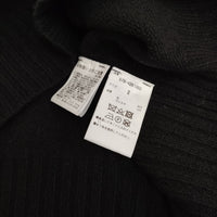 MARGARET HOWELL 578-4261002 MERINO CASHMERE 2 定価49500円 カシミヤ混 ベスト 24AW ブラック レディース マーガレットハウエル【中古】5-0213T♪