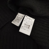 MARGARET HOWELL 578-4261002 MERINO CASHMERE 2 定価49500円 カシミヤ混 ベスト 24AW ブラック レディース マーガレットハウエル【中古】5-0213T♪