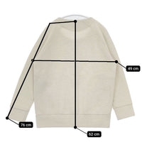 sirone ウールニット ノーカラージャケット オフホワイト レディース シロネ【中古】5-0917T∞