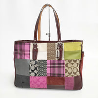 COACH G04Q-1437 パッチワーク トートバッグ 多色 レディース コーチ【中古】5-0306G◎