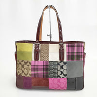 COACH G04Q-1437 パッチワーク トートバッグ 多色 レディース コーチ【中古】5-0306G◎