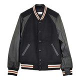 COACH VARSITY JACKET レザー 革 67485 バーシティジャケット スタジャン ブラック レディース コーチ【中古】5-0917T∞