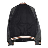 COACH VARSITY JACKET レザー 革 67485 バーシティジャケット スタジャン ブラック レディース コーチ【中古】5-0917T∞