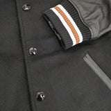 COACH VARSITY JACKET レザー 革 67485 バーシティジャケット スタジャン ブラック レディース コーチ【中古】5-0917T∞