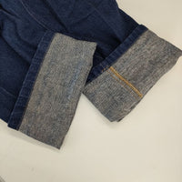 nest Robe コットンリネンデニムタックテーパードパンツ 01191-1087 インディゴ染め デニムパンツ ブルー レディース ネストローブ【中古】5-0405M∞