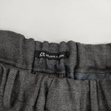 nicholson and nicholson ウール ROBIN-SOLID センタープレススラックス イージー パンツ グレー レディース ニコルソンアンドニコルソン【中古】5-0917T∞