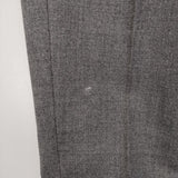 nicholson and nicholson ウール ROBIN-SOLID センタープレススラックス イージー パンツ グレー レディース ニコルソンアンドニコルソン【中古】5-0917T∞