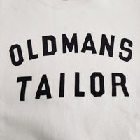 OLDMAN'S TAILOR R&D.M.Co- サイズ42 ロゴプリント 裏起毛 スウェット オフホワイト レディース オールドマンズテーラー【中古】5-0213T♪