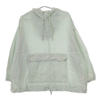nest Robe/UpcycleLino 01231-1319 アノラック プルオーバー ブラウス シャツ ミントグリーン レディース ネストローブ/アップサイクルリノ【中古】5-0503M∞