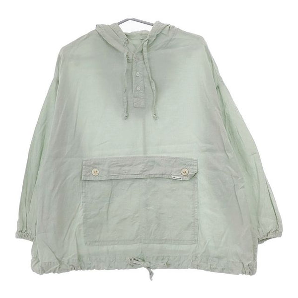 nest Robe/UpcycleLino 01231-1319 アノラック プルオーバー ブラウス シャツ ミントグリーン レディース ネストローブ/アップサイクルリノ【中古】5-0503M∞