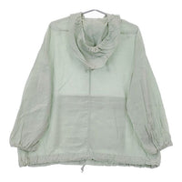 nest Robe/UpcycleLino 01231-1319 アノラック プルオーバー ブラウス シャツ ミントグリーン レディース ネストローブ/アップサイクルリノ【中古】5-0503M∞