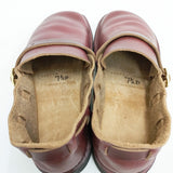 AURORA SHOES ミドルイングリッシュ サイズ7 1/2D シューズ・靴 ボルドー レディース オーロラシューズ【中古】5-1203G◎