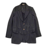 COMME des GARCONS HOMME PLUS 変形 バックルベルト ポリ縮絨  PE-J064 ジャケット AD2019 ブラック メンズ コムデギャルソンオムプリュス【中古】5-0406M∞