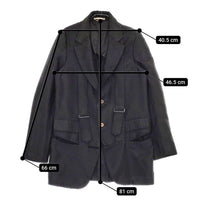 COMME des GARCONS HOMME PLUS 変形 バックルベルト ポリ縮絨  PE-J064 ジャケット AD2019 ブラック メンズ コムデギャルソンオムプリュス【中古】5-0406M∞