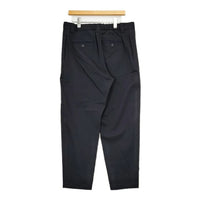 MARGARET HOWELL 578-2143001 WOOL COTTON TWILL TROUSERS パンツ 22SS 濃紺 ネイビー レディース マーガレットハウエル【中古】5-0917T∞