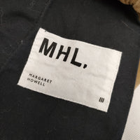 MHL. DRY COTTON OXFORD 595-1132503 サイズ3 タック スカート ベージュ レディース エムエイチエル【中古】5-0310G△