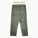 MHL. SUPERFINE COTTON TWILL 595-4143504 サイズ3 イージー パンツ 24SS カーキ レディース エムエイチエル【中古】5-0311M♪