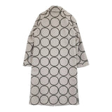 mina perhonen ha6078 tambourine grande コート ライトグレー グリーン レディース ミナペルホネン【中古】5-1022A♪