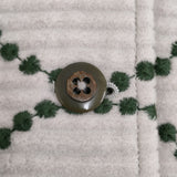 mina perhonen ha6078 tambourine grande コート ライトグレー グリーン レディース ミナペルホネン【中古】5-1022A♪