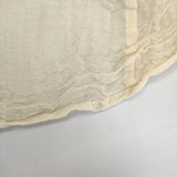 Paul Harnden ウール100％ シワ加工 サイズS 英国製 シアー ブラウス シャツ アイボリー レディース ポールハーデン【中古】5-1104T△