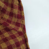 DANIELA GREGIS 11050450125730 ギンガムチェック カシミヤ ワイド イタリア製 チュニック ベージュ パープル レディース ダニエラグレジス【中古】5-1104T△