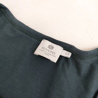 SUNSPEL サイズ12 英国製 コットン 長袖Ｔシャツ カットソー ロンＴ ブルーグリーン レディース サンスペル【中古】5-0310M△