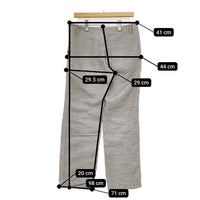 prit リネンウール パンツ グレー レディース プリット【中古】5-0917T∞