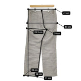 prit リネンウール パンツ グレー レディース プリット【中古】5-0917T∞