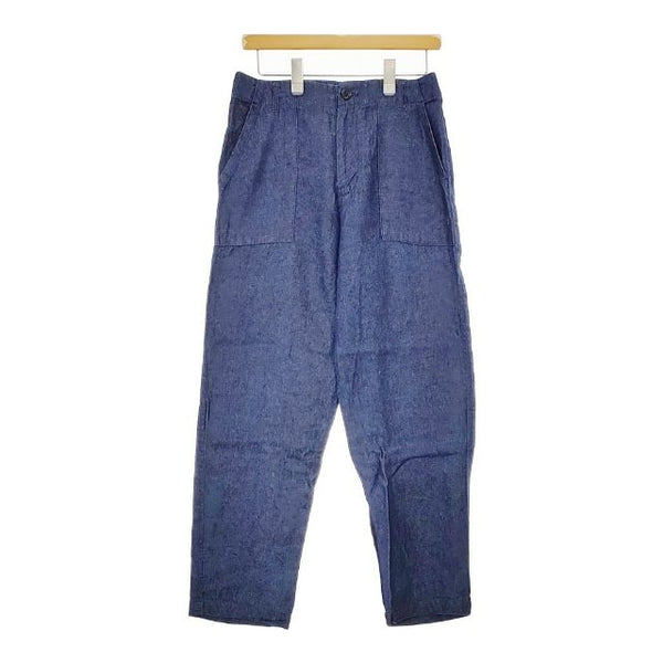 SARAHWEAR リネン ジーンズ インディゴ デニムパンツ ネイビー レディース サラウェア【中古】5-0417M∞