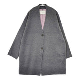 qualite ニット コート サイズ38 32450041007 ウール混 カーディガン グレー ピンク レディース カリテ【中古】5-1111T△