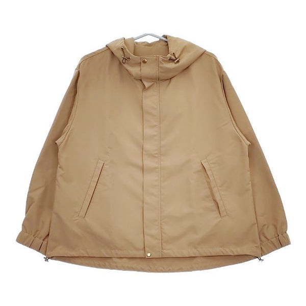 IENA タフタフーデットブルゾン ジャケット 比翼ジップ マウンテンパーカー 22AW ベージュ レディース イエナ【中古】5-0407M∞