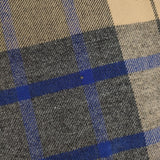 YORKLAND ドルマンスリーブ ギンガムチェック ハイネック リボンベルト付き ウール チュニック ベージュ ブラック レディース ヨークランド【中古】5-1111T△