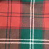 YORKLAND ラップスカート 巻きスカート ギンガムチェック 1230232077 ウール スカート レッド グリーン レディース ヨークランド【中古】5-1111T△