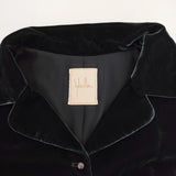 Sybilla ベロア ベルベット ショート丈ジャケット ボレロ 日本製 GBJAQ-71490 サイズL ジャケット ダークグリーン レディース シビラ【中古】5-1111T△