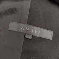 ANAYI フックボタン ノーカラー ジャケット ブラック レディース アナイ【中古】5-0407M∞