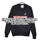agnes b. ADAM ET ROPE別注 logo knit pullover 8T53LV87 ウール セーター ニット ブラック レディース アニエスベー【中古】5-1111T△