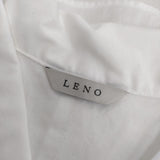 LENO L1901-SH003 半袖 コットン ブラウス シャツ ホワイト レディース リノ【中古】5-0612S∞